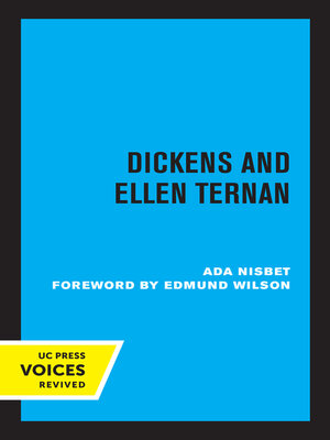 cover image of Dickens and Ellen Ternan